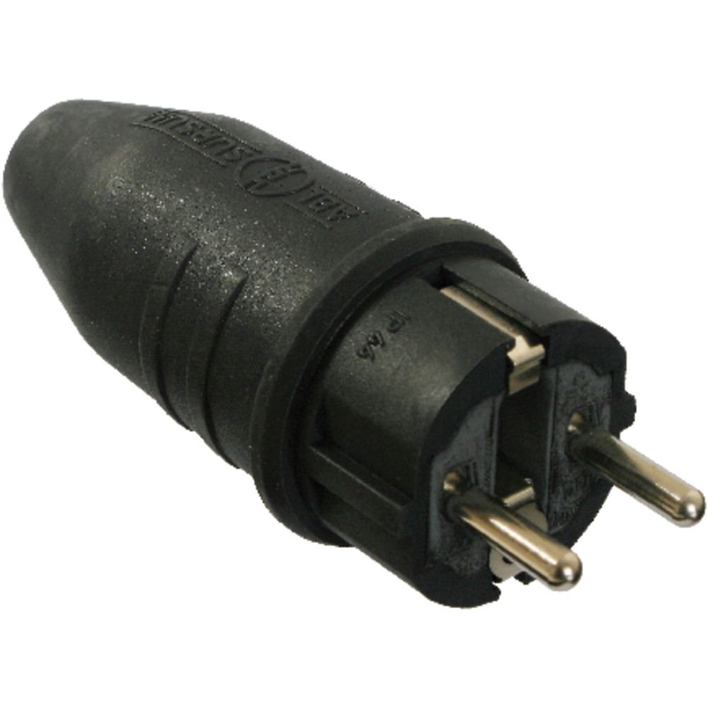as® Schwabe Vollgummi-Stecker 230V / 10/16A Produktbild img1 L