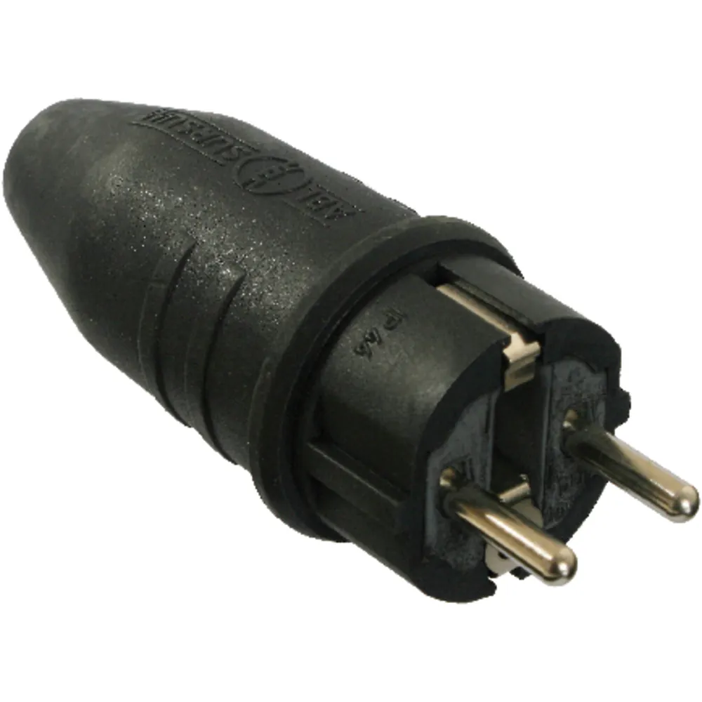 as Schwabe Vollgummi-Stecker 230V / 10/16A Produktbild img1 L