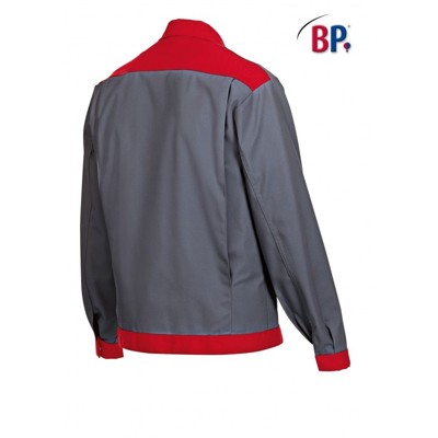 Produktbild von BP® - Arbeitsjacke 1454 720 dunkelgrau/rot, Größe 64/66