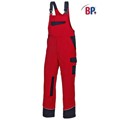 Produktbild von BP® - Latzhose 1608 559 rot/schwarz, Größe 52l