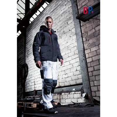 Produktbild von BP® - Arbeitshose 1789 555 weiß/dunkelgrau, Größe 52l