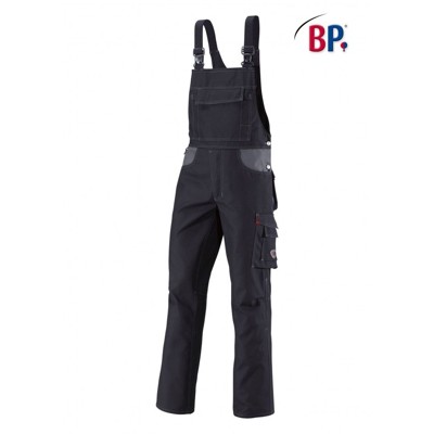 Produktbild von BP® - Latzhose 1790 555 schwarz/dunkelgrau, Größe 56l