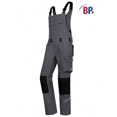 Produktbild von BP® - Latzhose 1804 720 dunkelgrau/schwarz, Größe 44n