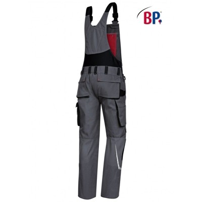 Produktbild von BP® - Latzhose 1804 720 dunkelgrau/schwarz, Größe 44n
