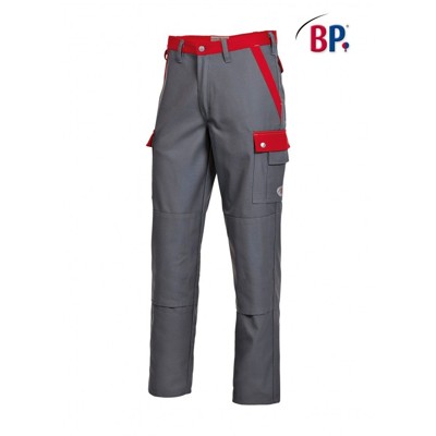 Arbeitshose 1815 720 dunkelgrau/rot, Größe 62