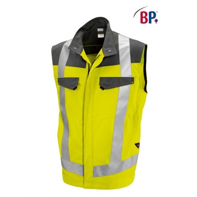 Produktbild von BP® - Warnschutzweste 2013 845 warngelb/dunkelgrau, Größe 52/54n