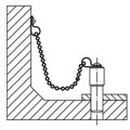 Produktbild von KIPP - KUGELKETTE MIT SCHLÜSSELRING L=1000, FORM:B EDELSTAHL, KOMP:EDELSTAHL