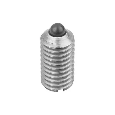 Produktbild von KIPP - FEDERNDES DRUCKSTÜCK STANDARD FEDERKRAFT M06 L=14, EDELSTAHL, KOMP:BOLZE