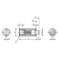 Produktbild von KIPP - Druckstück M4x15mm Druckstift Innensechskant ES gehärtet