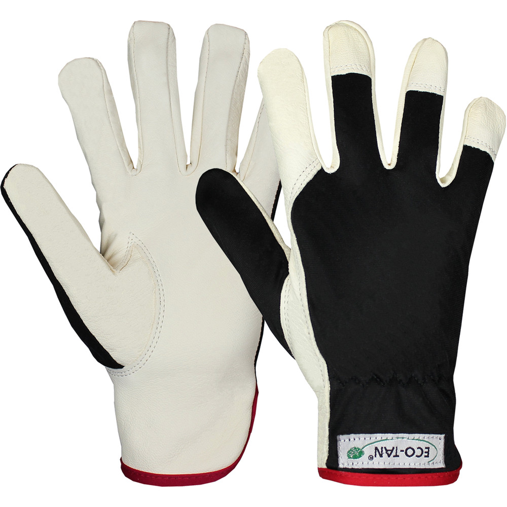 Hase Safety Gloves Montagehandschuh DRIVER ECO-TAN®, Kat. I, weiß, Größe 10 Produktbild img1 L