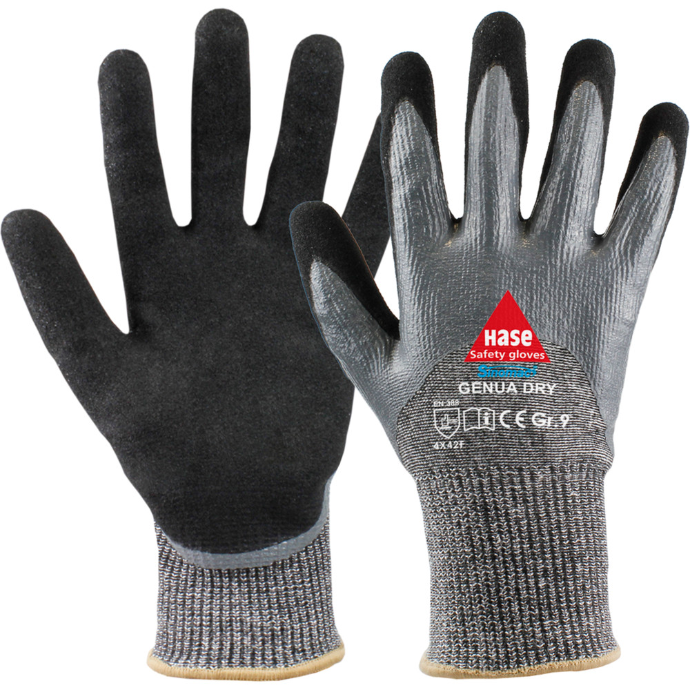 Hase Safety Gloves Schnittschutzhandschuh Genua Dry Produktbild img1 L