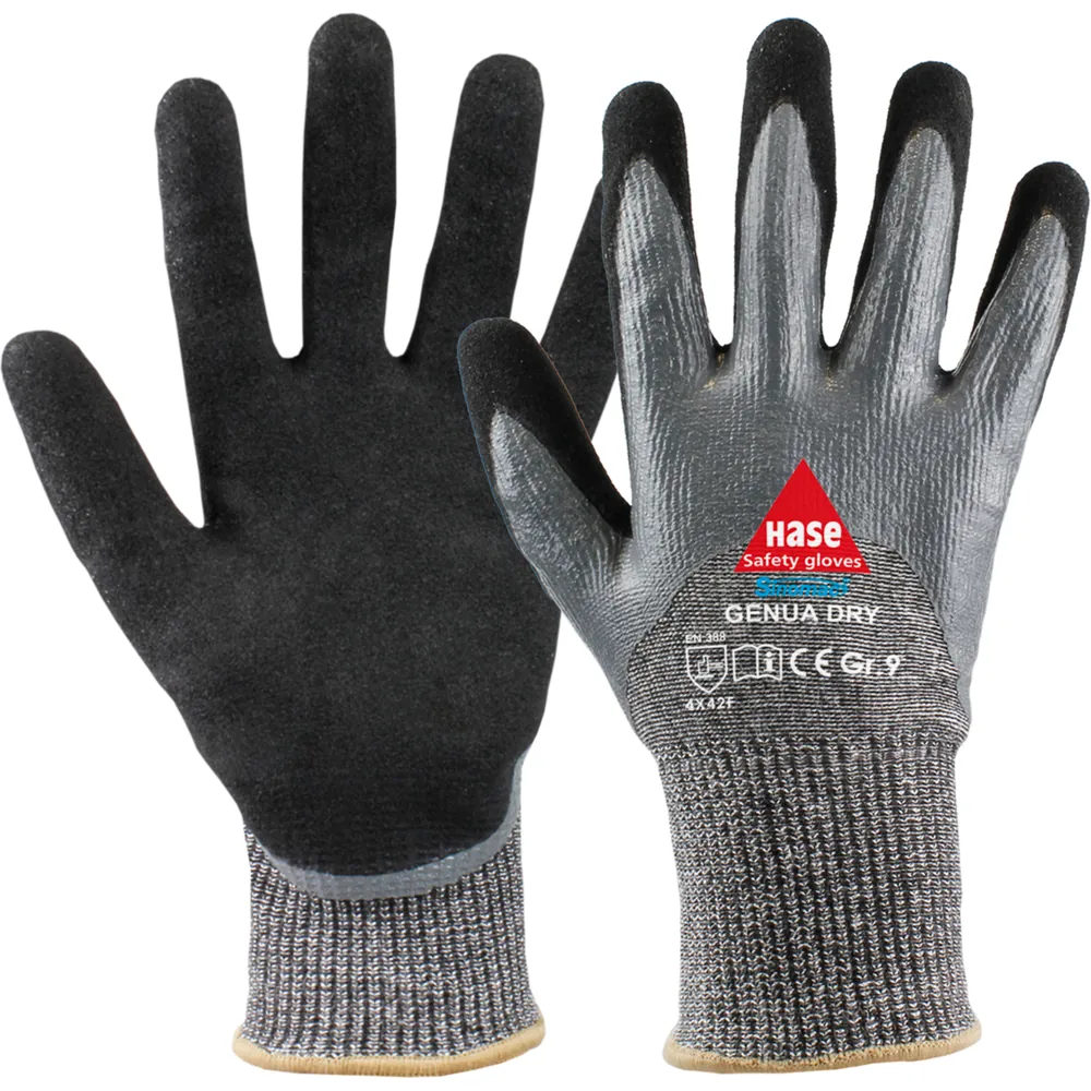 Hase Safety Gloves Schnittschutzhandschuh Genua Dry Produktbild img1 L