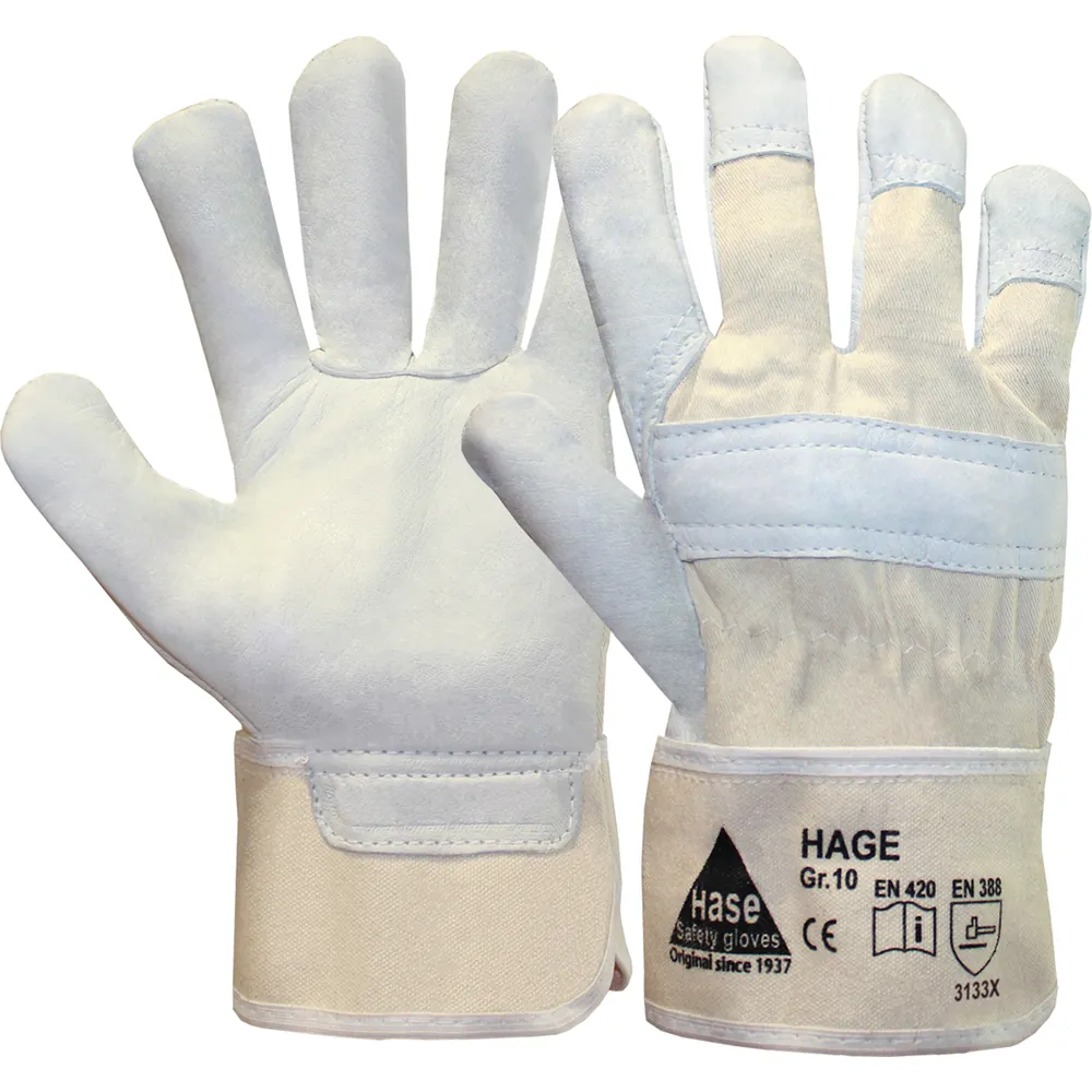 Hase Safety Gloves Mechanischer Lederhandschuh, Kat. II, beige, Größe 10 Produktbild img1 L