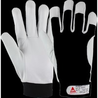 Produktbild von Hase Safety Gloves - Mechanischer Lederhandschuh Power Grip II, Kat. II, grau, 