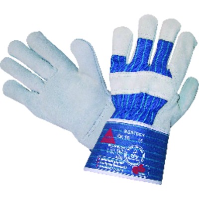 Produktbild von Hase Safety Gloves - Mechanischer Lederhandschuh Rostock, Kat. II, grau, Größe 