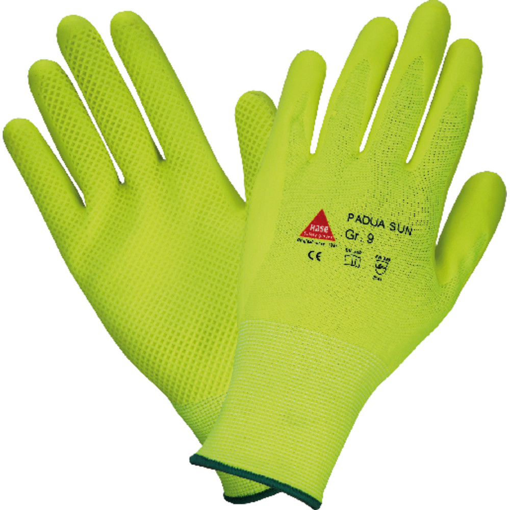 Hase Safety Gloves Feinstrickhandschuh Padua Sun Produktbild img1 L