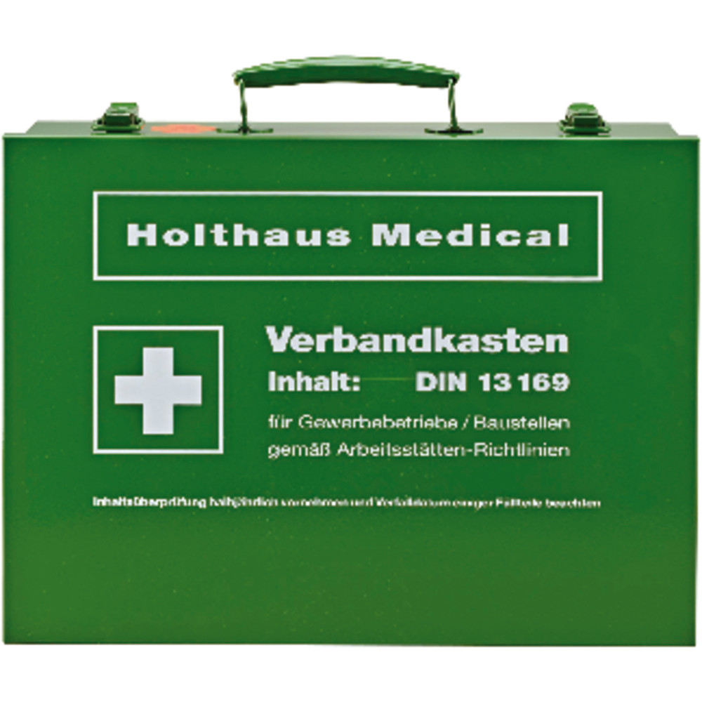 Holthaus Medical Verbandkasten Nr. 63169, DIN 13169-E, grün Produktbild img1 L