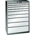 Produktbild von LISTA - Schubladenschrank grau H1000, 9 Schubladen