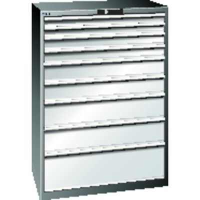Produktbild von LISTA - Schubladenschrank grau H1000, 9 Schubladen