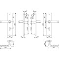 Produktbild von HOPPE® - SI-DRG 113/2221/2210,LS eck.,12mm,ES1/PZ 72/8,F1,TS 37-47