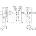 Produktbild von HOPPE® - SI-WSG 61G/2222ZA/2210/113,LS eck.,15mm,ES1,ZA/PZ 92/10,F1,TS 67-72