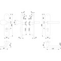 Produktbild von HOPPE® - SI-WSG 86G/3332ZA/3310/1400,LS ov.,15mm,ES1,ZA/PZ 92/10,F1,TS 67-72