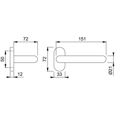 Produktbild von HOPPE® - Halbgarnitur Paris E138GF/55,10,F69,o. No.