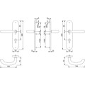 Produktbild von HOPPE® - SI-DRG E1138Z/3331/3310,LS ov.,12mm,ES1/PZ 72/8,F69,TS 42-47