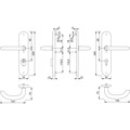 Produktbild von HOPPE® - SI-DRG E1138Z/3332ZA/3310,LS ov.,15mm,ES1,ZA/PZ 92/10,F69,TS 67-72