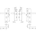 Produktbild von HOPPE® - SI-DRG E1140Z/3331/3310,LS ov.,12mm,ES1/PZ 72/8,F69,TS 42-47