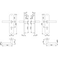 Produktbild von HOPPE® - SI-DRG E1400Z/3331/3310,LS ov.,12mm,ES1/PZ 92/10,F69,TS 67-72