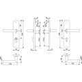 Produktbild von HOPPE® - SI-DRG E1400Z/3332ZA/3310,LS ov.,15mm,ES1,ZA/PZ 92/10,F69,TS 67-72