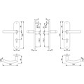 Produktbild von HOPPE® - SI-DRG E1430Z/3331/3310,LS ov.,12mm,ES1/PZ 92/10,F69,TS 67-72