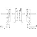 Produktbild von HOPPE® - SI-DRG E1430Z/3332ZA/3310,LS ov.,15mm,ES1,ZA/PZ 92/10,F69,TS 67-72