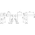 Produktbild von HOPPE® - SI-WSG FS-58/3332KZA/353K-1/138F,KS ov.,15mm,ES1,ZA/PZ 72/9,F1,TS 42-4