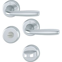 Produktbild von HOPPE® - Drückergarnitur Maribor 1766/17KV/17KVS,WC/S,8(5),F1,TS 37-42