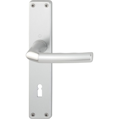 Produktbild von HOPPE® - Zimmertür-Drückergarnitur ,BB,E72VK8 Birmingham mit Langschild, ALU, F