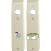 Produktbild von HOPPE® - Kurzschildpaar 202KP, eckig o. No., WC/SS 78, TS 40, F2