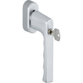 HOPPE® Fenstergriff abschließbar Hamburg 0700S/UD9020, mit Schrauben, Aluminium Produktbild