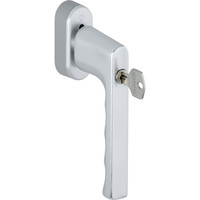 HOPPE® Fenstergriff abschließbar Hamburg 0700S/UD9020, mit Schrauben, Aluminium Produktbild