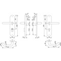 Produktbild von HOPPE® - SI-DRG 138L/3332ZA/3310,LS ov.,15mm,ES1,ZA/PZ 72/8,F1,TS 42-47