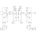 Produktbild von HOPPE® - SI-WSG 61G/2221/2210/113,LS eck.,12mm,ES1/PZ 92/10,F4,TS 67-72