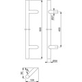 Produktbild von HOPPE® - Stoßgriff E5012,BA 400,L 600,Ø 30,F69