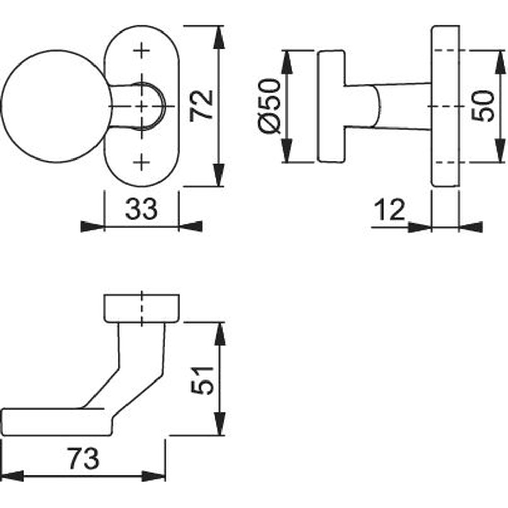 HOPPE® Halbgarnitur E58G/55,F69,o. No. Produktbild img3 L
