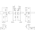 Produktbild von HOPPE® - SI-WSG 78G/2221A/2440/1117,LS eck.,12mm,ES0/PZ 72/8,F1,TS 37-42