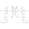 Produktbild von HOPPE® - SI-DRG E1138Z/3331/3310,LS ov.,12mm,ES1/PZ 72/8,F69,TS 42-47