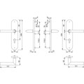 Produktbild von HOPPE® - SI-DRG E1140Z/3331/3310,LS ov.,12mm,ES1/PZ 72/8,F69,TS 42-47