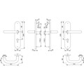 Produktbild von HOPPE® - SI-DRG E138Z/3331/3310,LS ov.,12mm,ES1/PZ 92/10,F69,TS 67-72