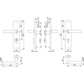 Produktbild von HOPPE® - SI-DRG E1400Z/3332ZA/3310,LS ov.,15mm,ES1,ZA/PZ 92/10,F69,TS 67-72