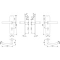 Produktbild von HOPPE® - SI-DRG E1430Z/3331/3310,LS ov.,12mm,ES1/PZ 92/10,F69,TS 67-72